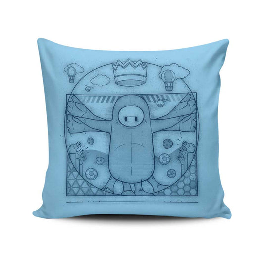 Virtruvian Guy - Throw Pillow