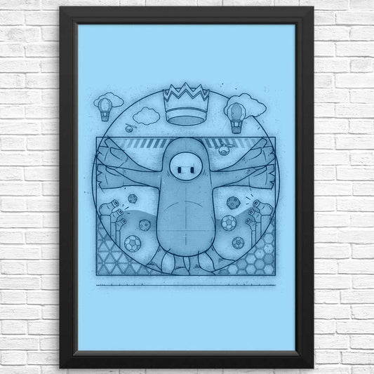 Virtruvian Guy - Posters & Prints