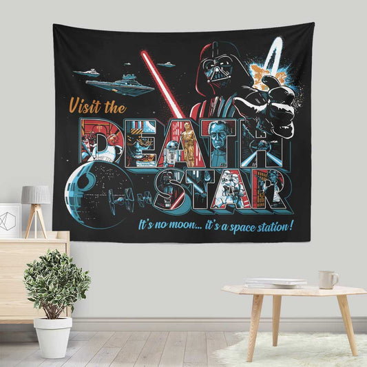 Visit a Space Station - Wall Tapestry