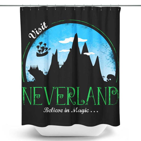 Visit Neverland - Shower Curtain