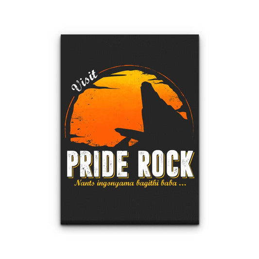 Visit Pride Rock - Canvas Print