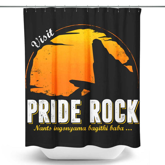 Visit Pride Rock - Shower Curtain