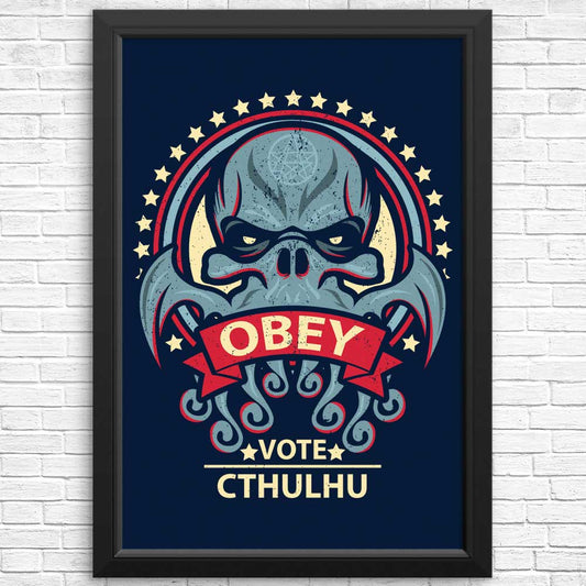 Vote Cthulhu - Posters & Prints