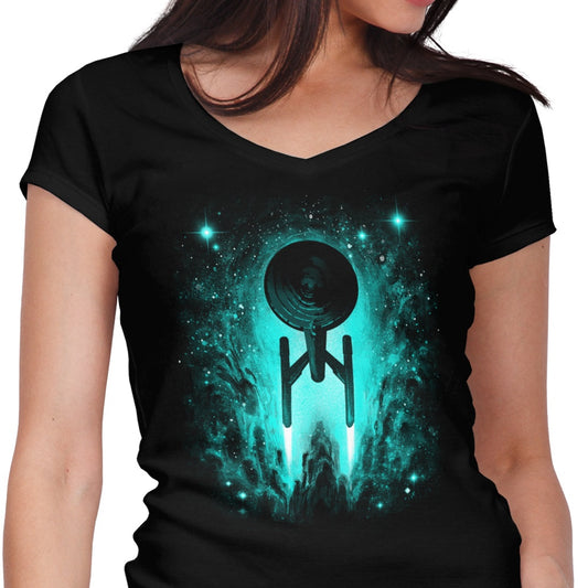 Voyages in Space - Women's V-Neck