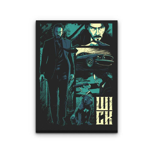 W-I-C-K - Canvas Print