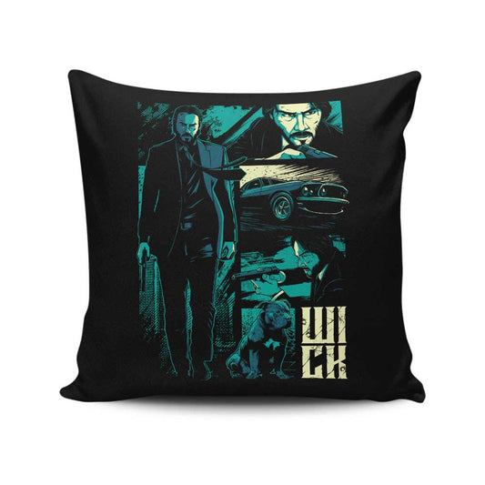 W-I-C-K - Throw Pillow