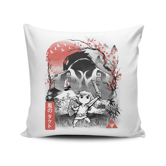 Waker Sumi-e - Throw Pillow