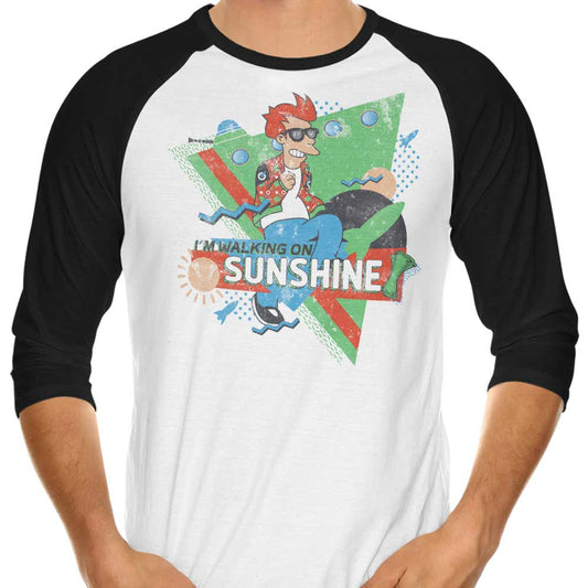 Walking on Sunshine - 3/4 Sleeve Raglan T-Shirt