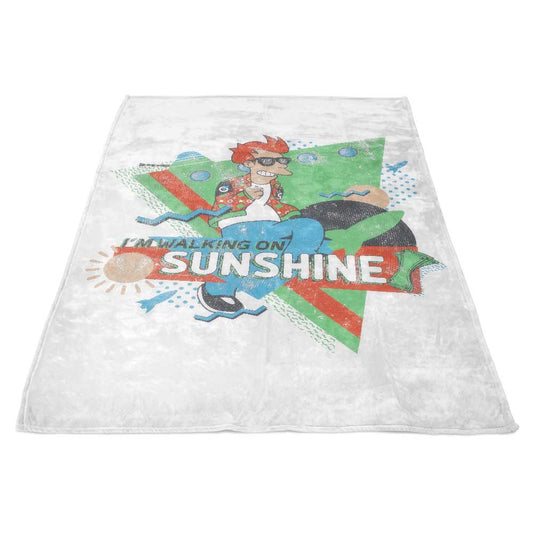 Walking on Sunshine - Fleece Blanket