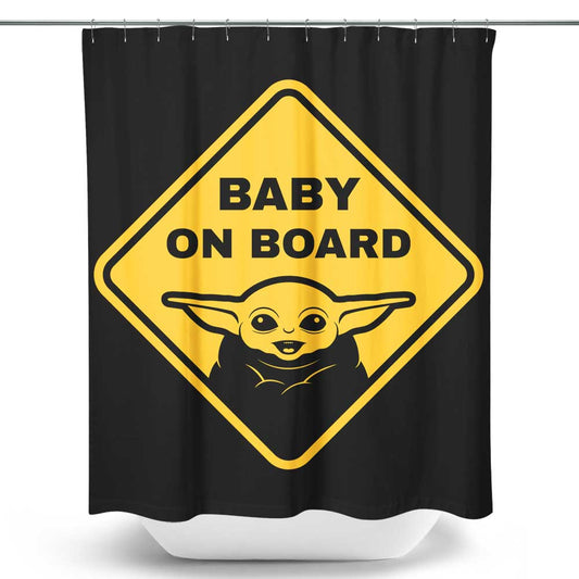 Wamp Rat on Board - Shower Curtain