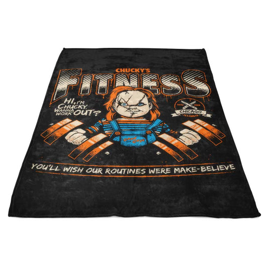 Wanna Work Out - Fleece Blanket