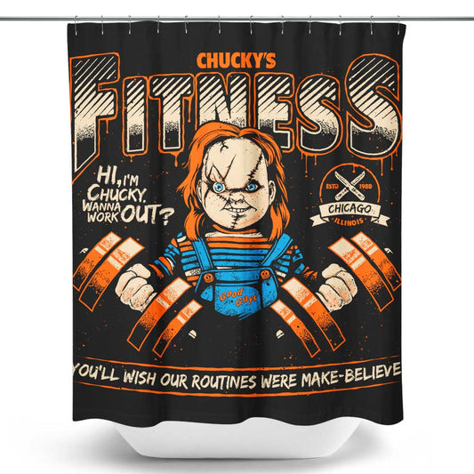 Wanna Work Out - Shower Curtain