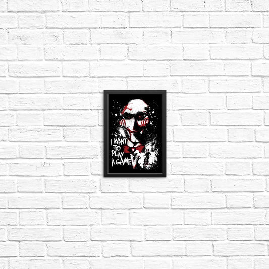Want to Play a Game - Posters & Prints