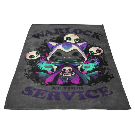 Warlock at Your Service - Fleece Blanket