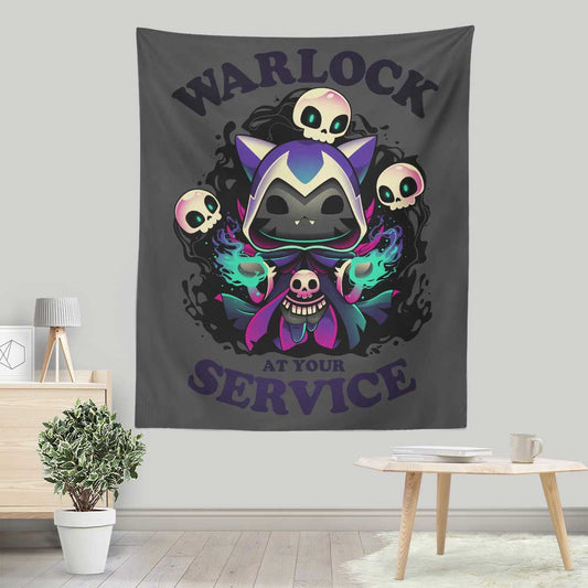 Warlock at Your Service - Wall Tapestry