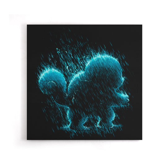 Water Type - Canvas Print