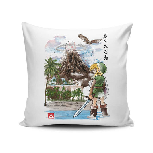 Watercolor Awakening - Throw Pillow
