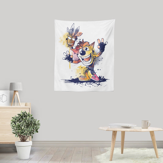 Watercolor Bandicoot - Wall Tapestry