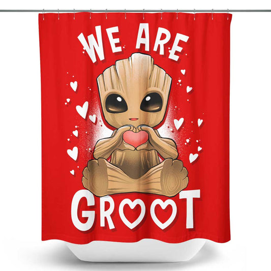 We Are Love - Shower Curtain