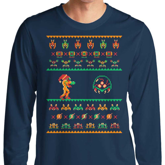 We Wish You a Metroid Christmas - Long Sleeve T-Shirt