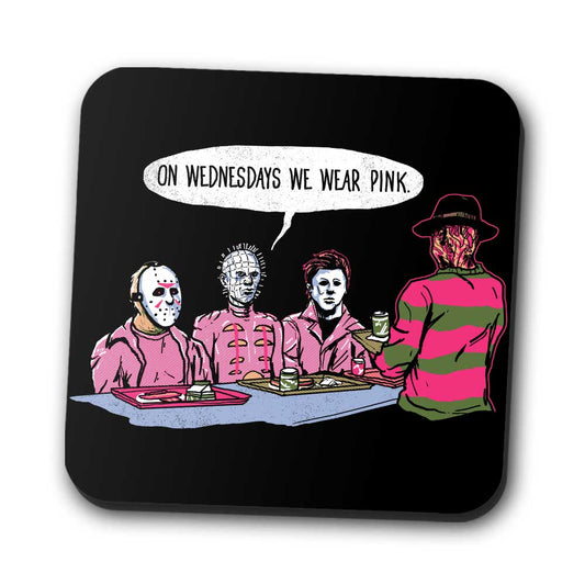 Wednesdays We Wear Pink - Coasters
