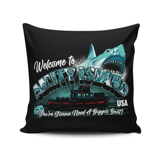 Welcome to Amity - Throw Pillow