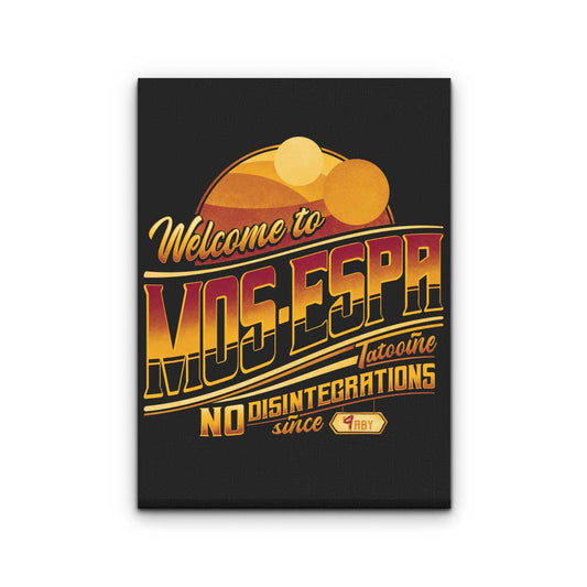 Welcome to Mos Espa - Canvas Print