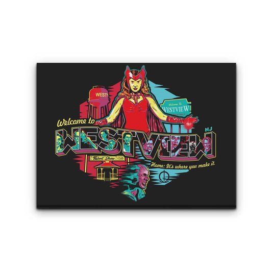 Welcome to Westview - Canvas Print