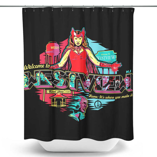 Welcome to Westview - Shower Curtain