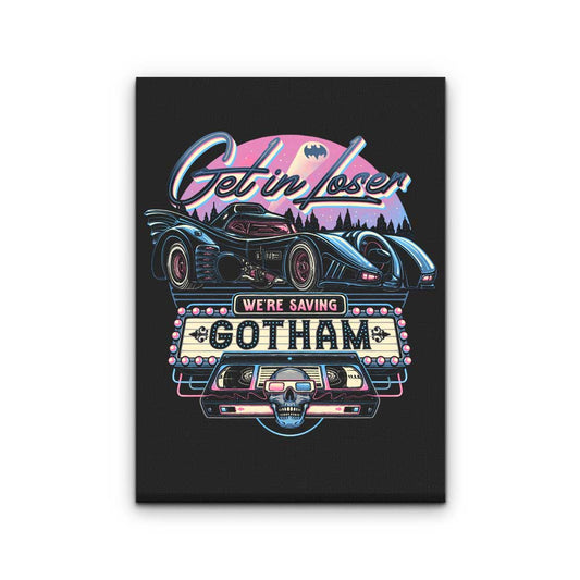 We're Saving Gotham - Canvas Print