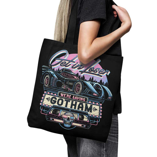 We're Saving Gotham - Tote Bag