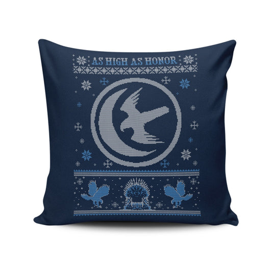 White Falcon Sweater - Throw Pillow