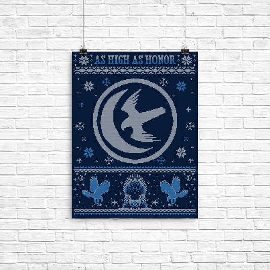 White Falcon Sweater - Poster
