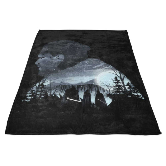 White Wolf - Fleece Blanket