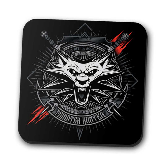 White Wolf Monster Hunter - Coasters