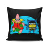 Who Lives In a Batcave Under the Sea? - Throw Pillow