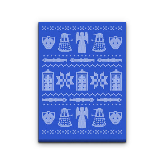 Who Sweater - Canvas Print