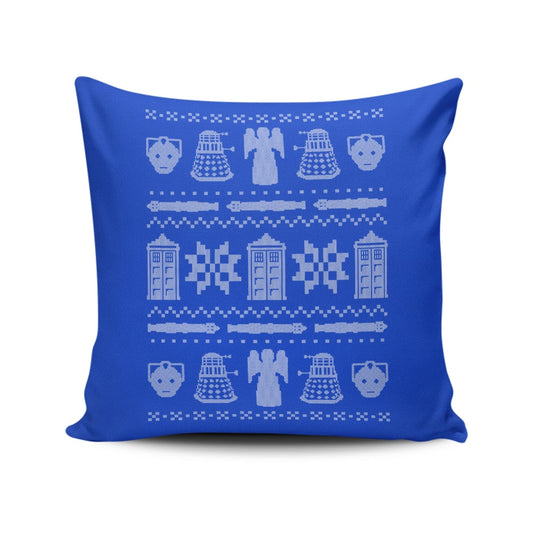 Who Sweater - Throw Pillow