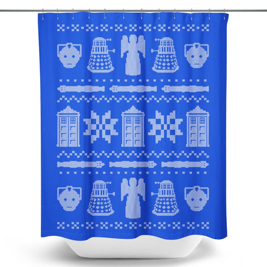 Who Sweater - Shower Curtain