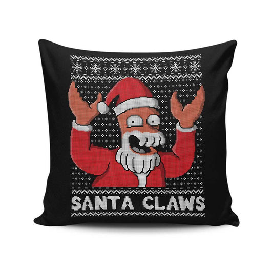 Why Not Santa Claws - Throw Pillow