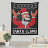 Why Not Santa Claws - Wall Tapestry