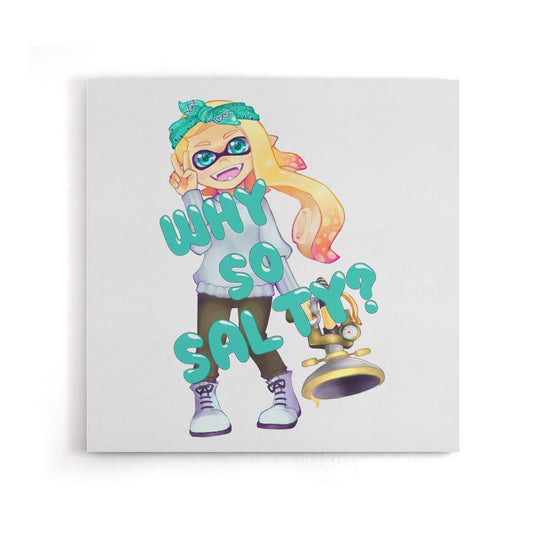 Why So Salty? - Canvas Print