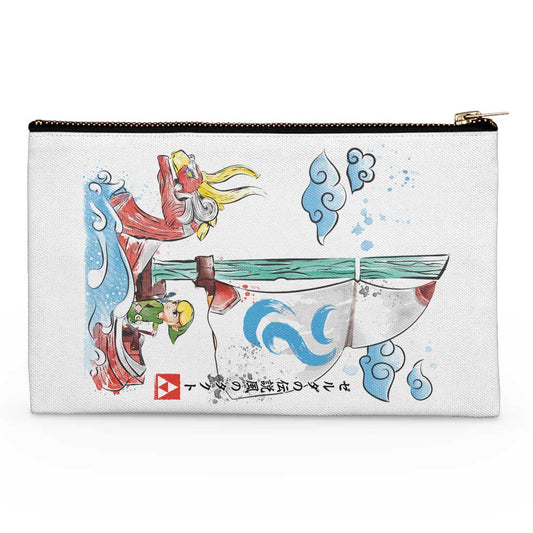 Wind Sailing Watercolor - Accessory Pouch