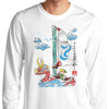 Wind Sailing Watercolor - Long Sleeve T-Shirt