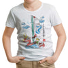 Wind Sailing Watercolor - Youth Apparel