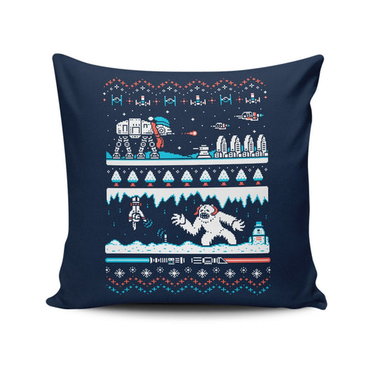 Winter Strikes Back - Throw Pillow
