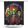Witches Skulls - Shower Curtain