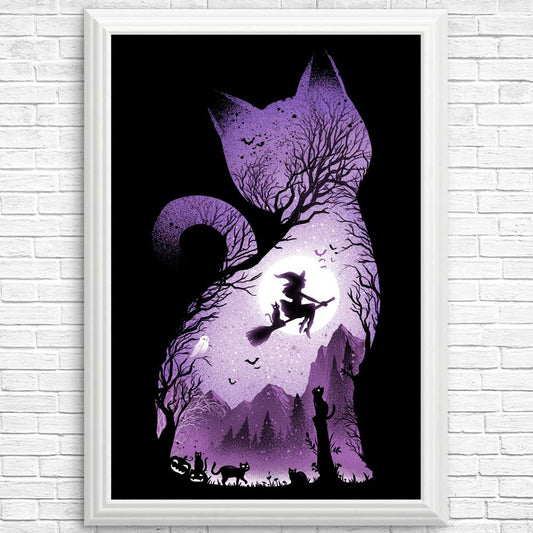 Witch's Cat - Posters & Prints
