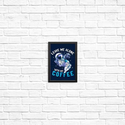 With My Coffee - Posters & Prints