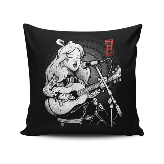 Wonderland Song - Throw Pillow